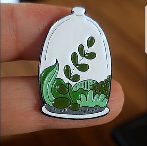 *2 for $13* Plant Lover Terrarium Plant Enamel Pin
